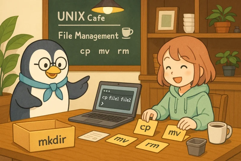 ターミナルでできる基本のファイル操作｜初心者向け入門｜UNIX Cafe