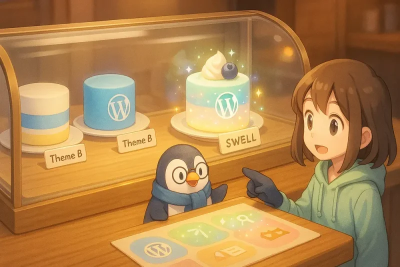 WordPressのテーマ選びで迷ったら｜SWELLがおすすめの理由｜UNIX Cafe