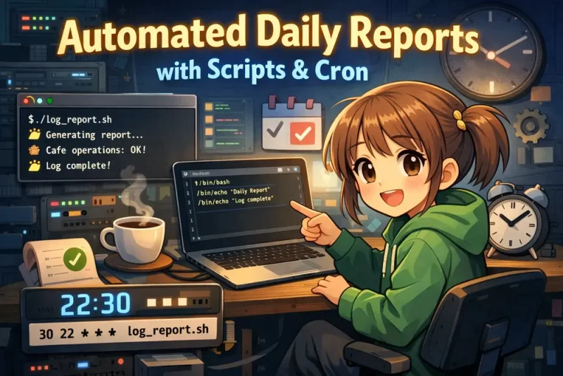 ログ管理とレポート作成の基本｜ターミナルでできる分析入門｜UNIX Cafe