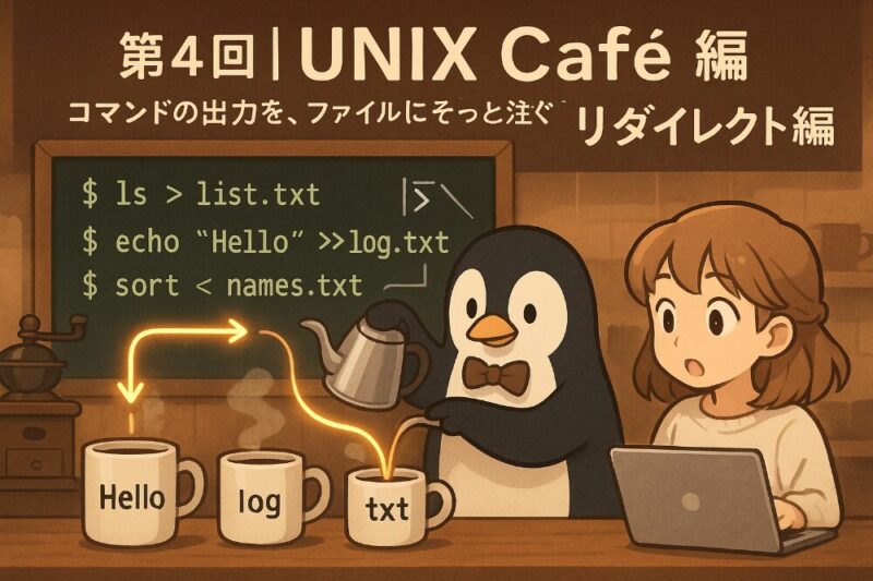 第4回|UNIX Café「リダイレクト編」