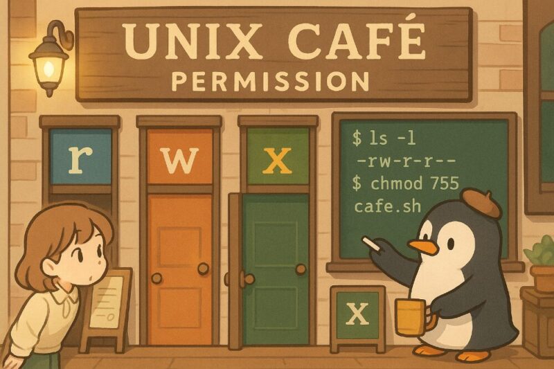 ファイルのパーミッション入門｜読み書き権限の基本をやさしく解説｜UNIX Cafe