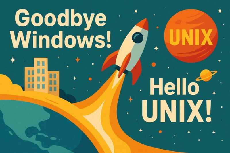 Goodbye Windows! Hello UNIX!|自由と安定を手に入れる次の一歩