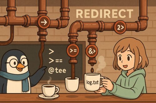 リダイレクトとログの基本｜初心者向けターミナル入門