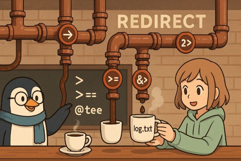 リダイレクトとログの基本｜初心者向けターミナル入門