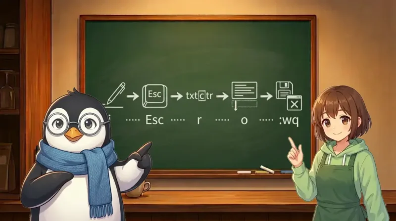 vi 入門｜3分で体験！文章編集ゲームでモードを学ぼう｜UNIX Cafe