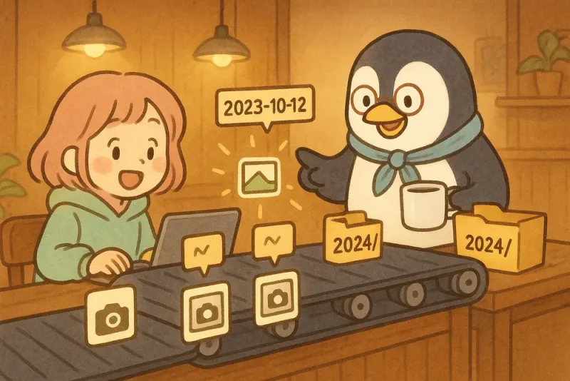 第31回｜UNIX Cafe「撮影日で自動分類」