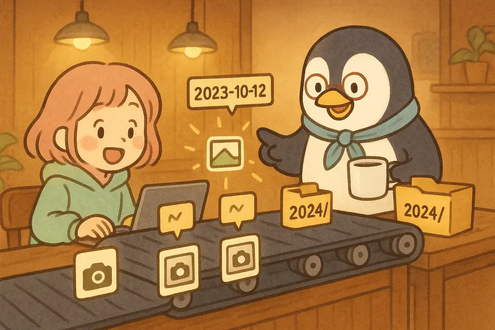 第31回｜UNIX Cafe「撮影日で自動分類」