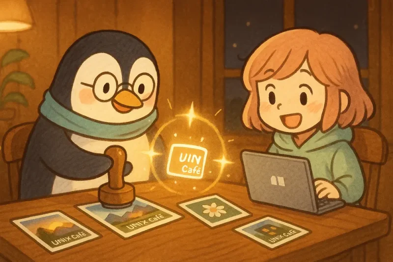 第32回｜UNIX Cafe「画像をまとめてロゴ入れ」