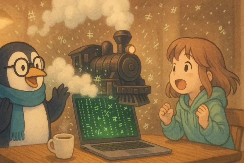 🚂 ターミナルにSLが走る！sl（Steam Locomotive）で遊んでみよう