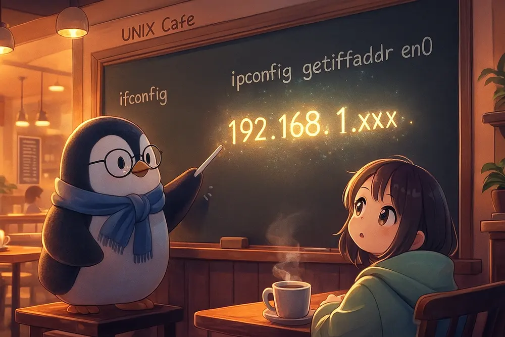 第35回｜UNIX Café「ターミナルで IP アドレスを調べてみよう」