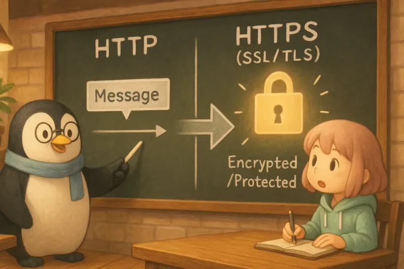 SSL/TLSとHTTPSとは？通信を守る暗号化の仕組みをやさしく解説｜UNIX Cafe