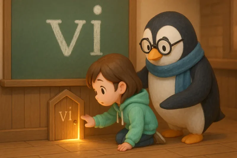 viってこわくない？はじめての小さな一歩｜UNIX Cafe