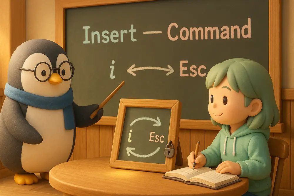 vi 入門｜インサートモードとコマンドモードの基本｜UNIX Cafe