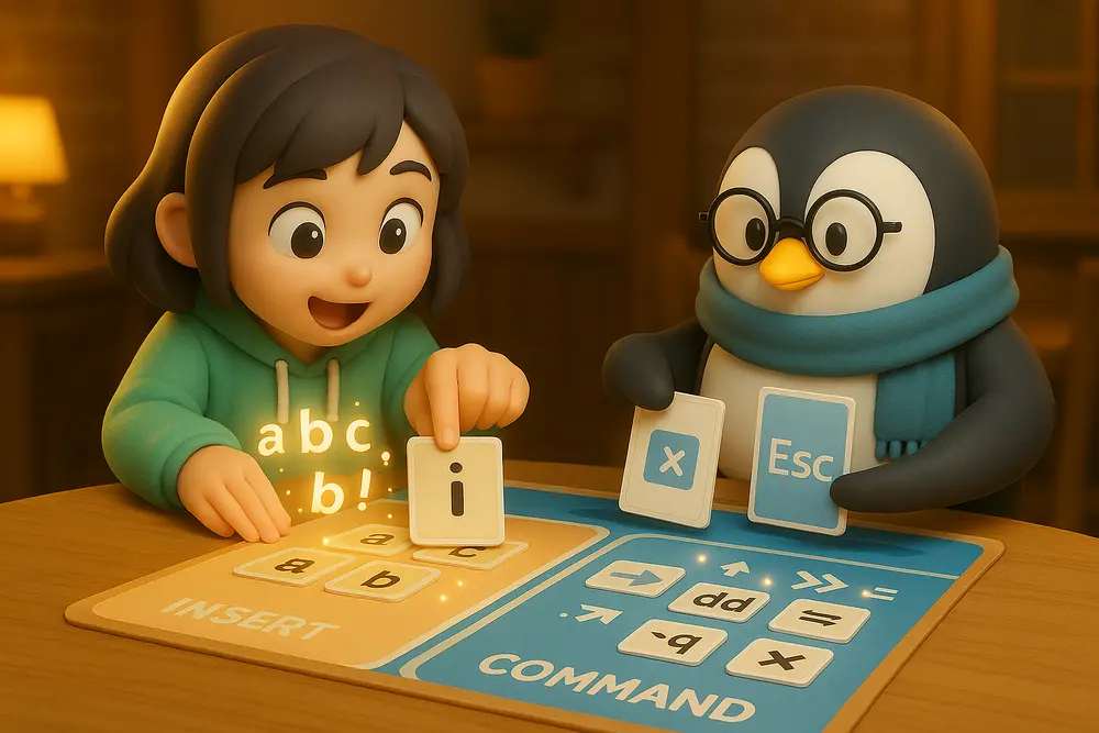 vi入門｜3分で体験！文章編集ゲームでモードを学ぼう｜UNIX Cafe