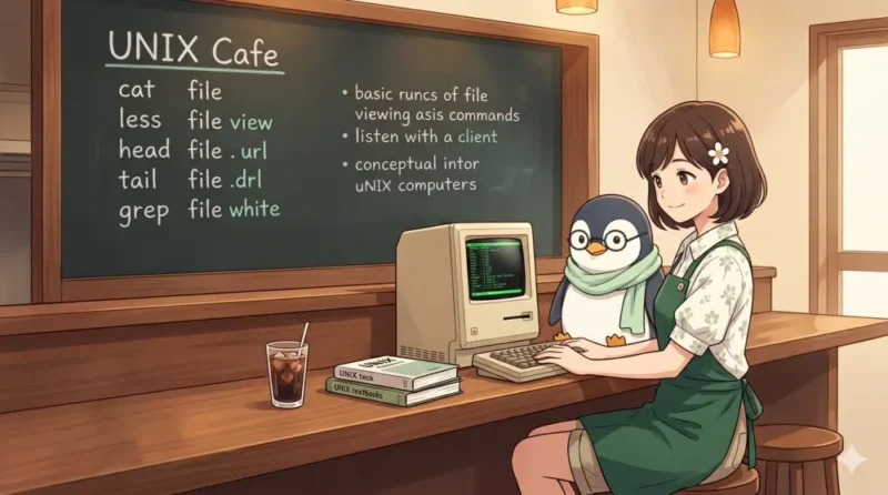 【Linux入門】ファイルの中身を確認するコマンド5選｜cat・less・grepの使い分け | UNIX Cafe