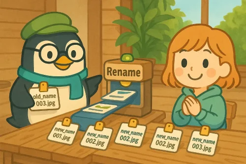 第26回｜UNIX Cafe「ファイル名をいっきにリネーム」