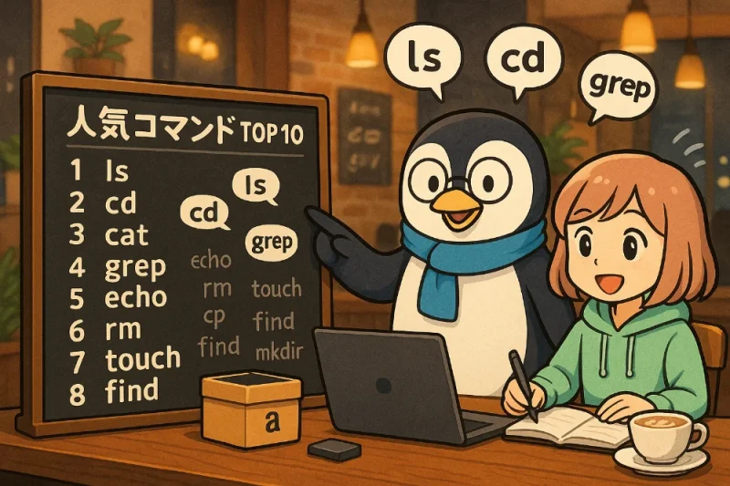 UNIX Cafe 人気コマンドTOP10
