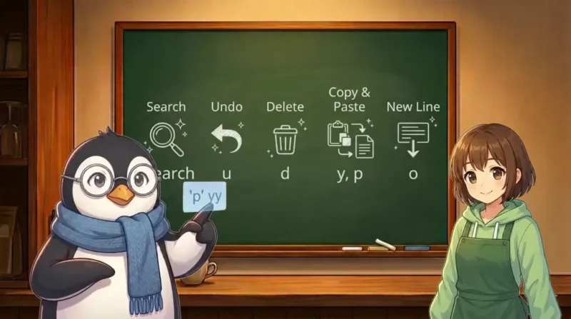 vim入門｜魔法みたいな便利ワザをやさしく紹介｜UNIX Cafe