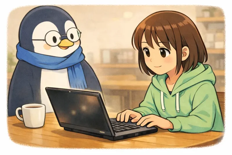 cd コマンドの使い方を4コマ漫画でやさしく解説 | UNIX Cafe どこに来たんだろう?