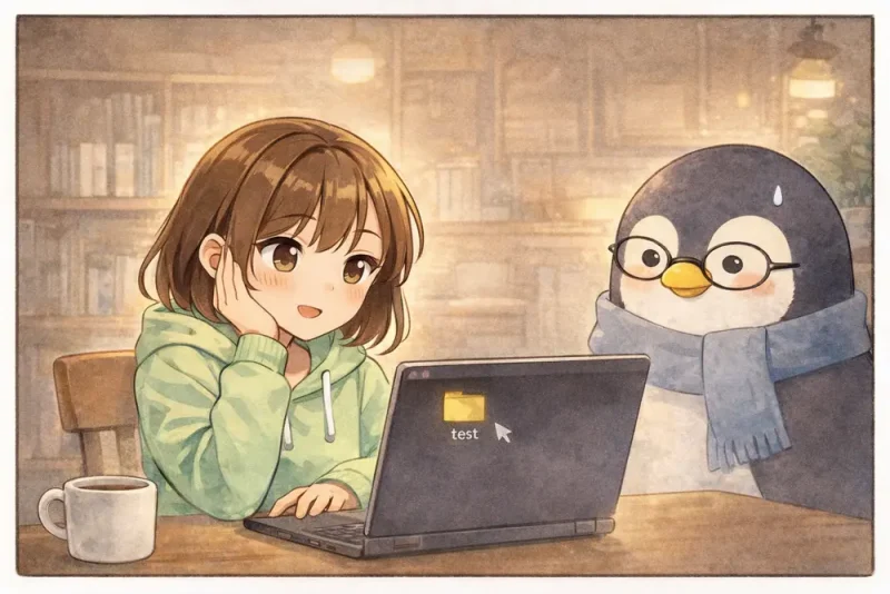 rm コマンドの使い方を4コマ漫画でやさしく解説 | UNIX Cafe rmしてから気づく、ゴミ箱のない世界