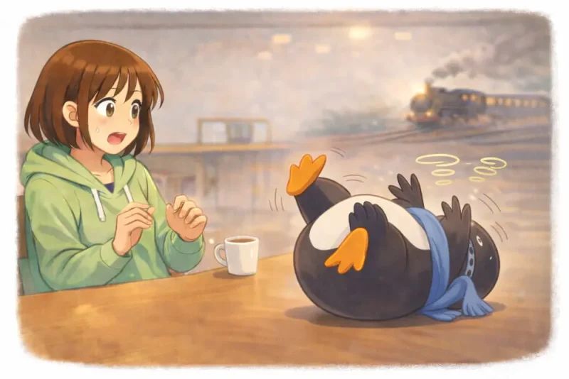 ls コマンドの使い方を4コマ漫画でやさしく解説 | UNIX Cafe なにが見えたんだろう?