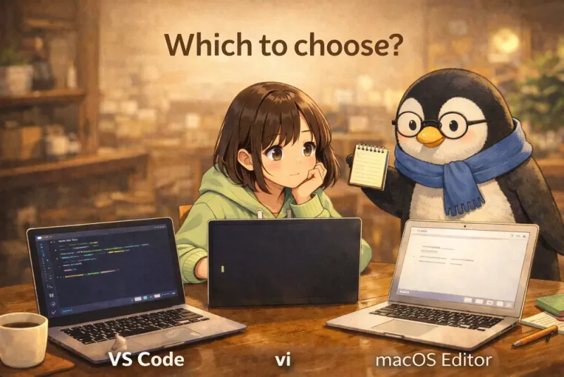 よく使われるエディタを、やさしく紹介します