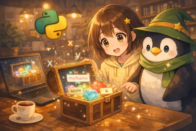 第3回｜変数ってなんだろう？ミナちゃんの“宝箱メモリ”体験