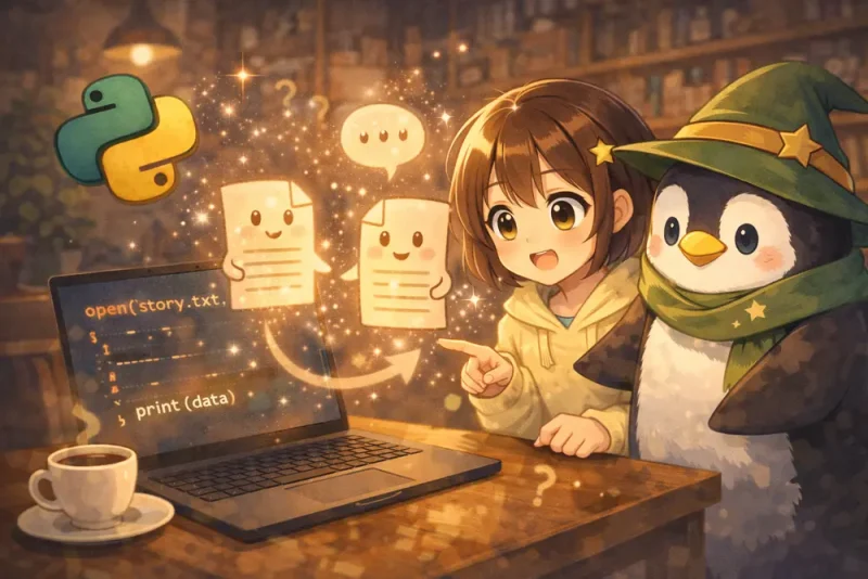 第6回｜ファイルとおしゃべりしよう：読み書きのふしぎ