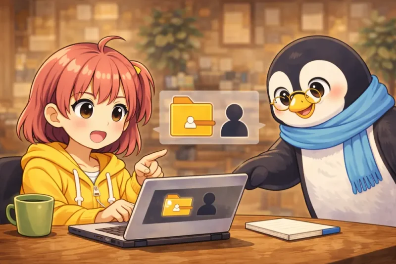 chownってなに?|ファイルの「持ち主」を決めるお話