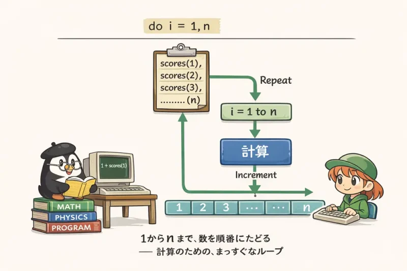 for文でたどるプログラミング言語の発達史|UNIX Cafe | 図解で見るFORTRANの処理