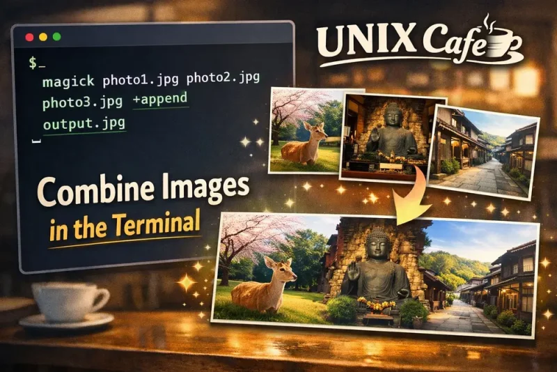 写真を並べるだけ｜ターミナルで画像を結合するやさしい方法｜UNIX Cafe