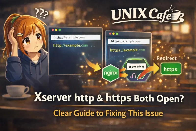 WordPressでhttpとhttpsが両方開く理由と正しい直し方｜UNIX Cafe
