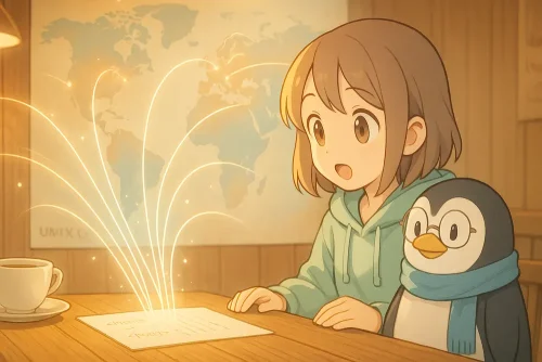 第5回｜ウェブの誕生：小さなページが世界をつないだ日（カフェの奥にある“秘密の部屋”シリーズ）