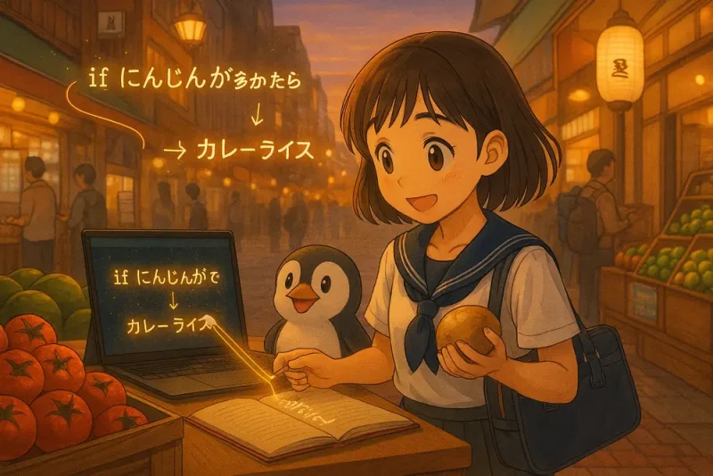 第3回|「もし」という言葉が、世界を分けた日(やさしい”プログラミングの世界”シリーズ)「もし〜なら」が生まれる場所、たったひとつの判断が、道を分ける
