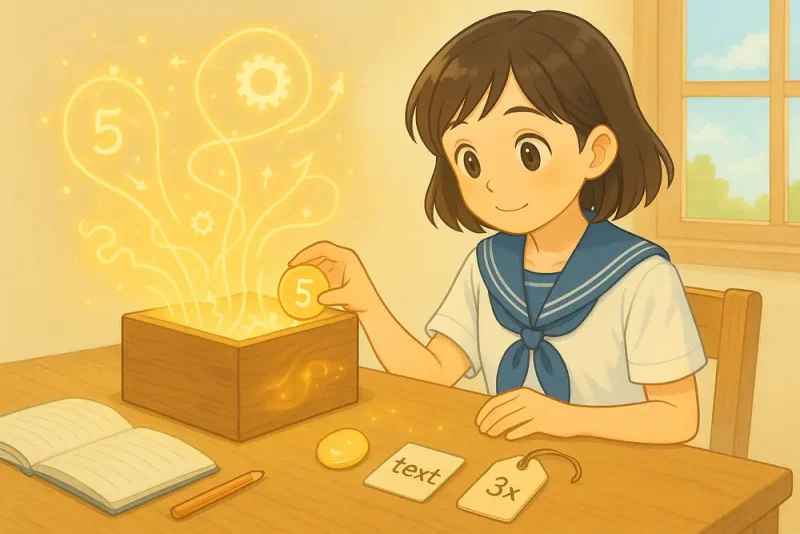 第8回｜仕組みに「材料」を渡す日（やさしい”プログラミングの世界”シリーズ）