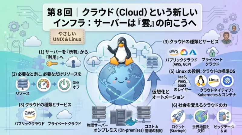 第８回｜サーバーという、見えない土台の話｜やさしい UNIX & Linux