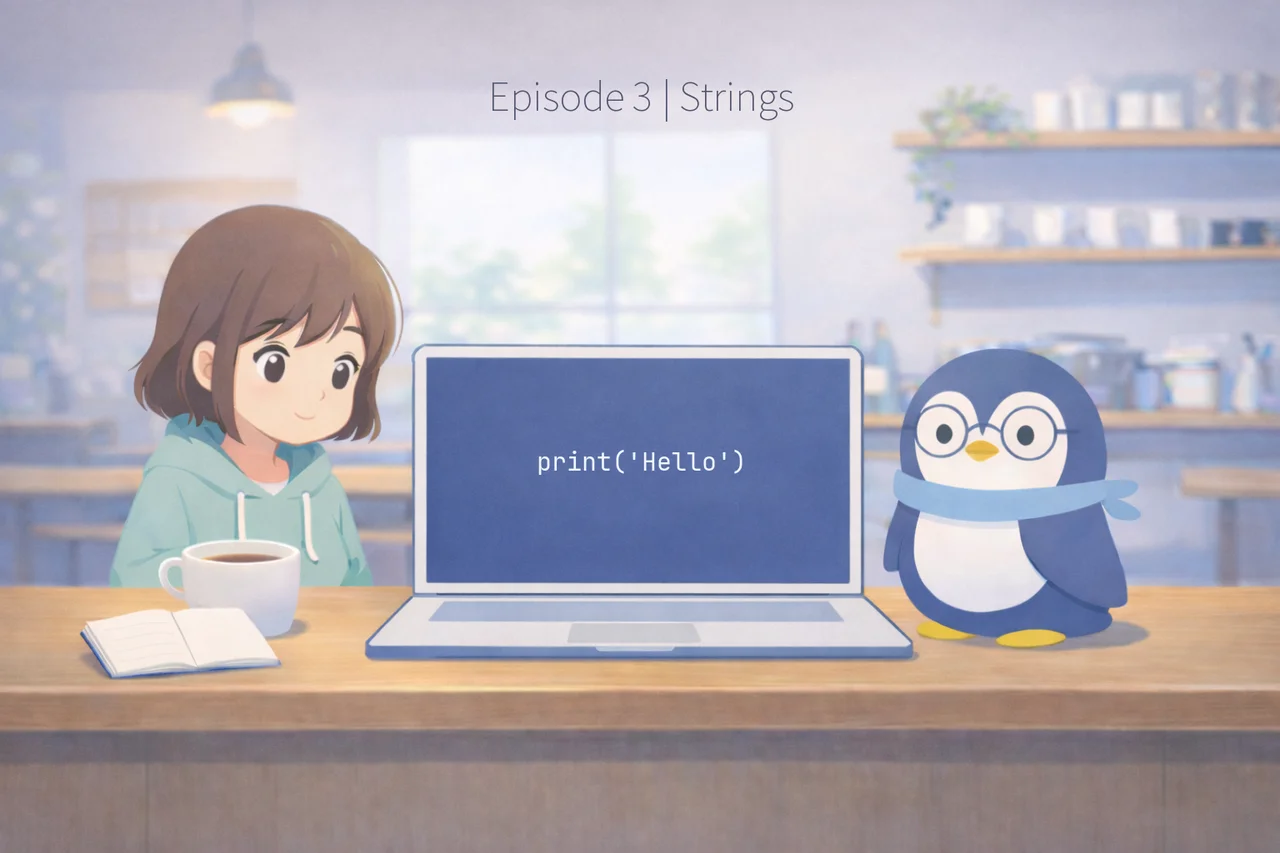 第3回｜Pythonの文字列をやさしく理解する：printで文字を表示・連結・改行まで | はじめてのPython