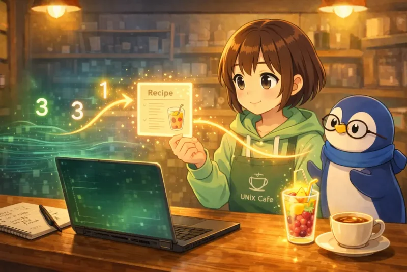 データと関数をつなぐ | C言語でレシピカードを関数として呼び出す、という考え方