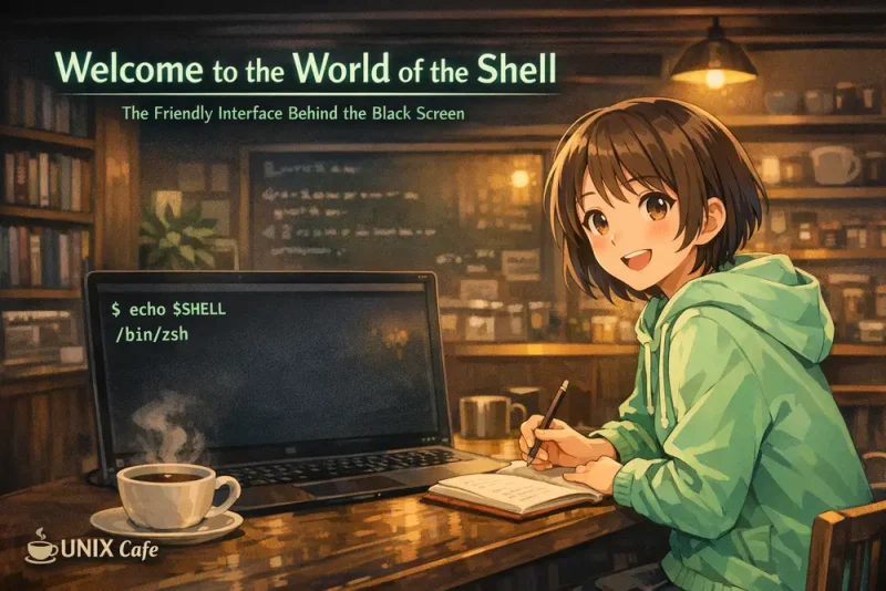 なぜエンジニアは黒い画面を使うのか？「シェル」の本当の力を知る第一歩｜UNIX Cafe