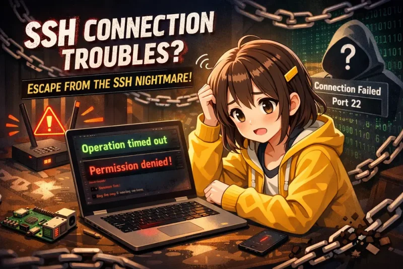 SSH初心者の壁を乗り越えろ！読者と挑むトラブルシューティング実践記｜UNIX Cafe