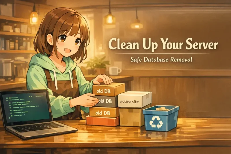 サーバーの不要DBを安全に削除する方法|WordPressデータベース整理とサブディレクトリ運用の注意点 |UNIX Cafe