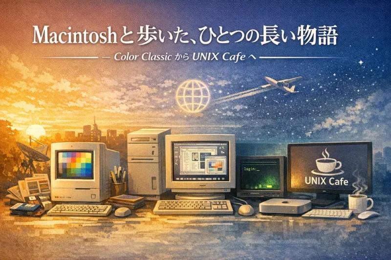 Macintoshと歩いた、ひとつの長い物語 | UNIX Cafe