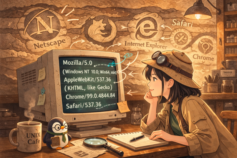 嘘つきたちの行進:ユーザーエージェントに刻まれた「ブラウザ戦争」の歴史 | UNIX Cafe