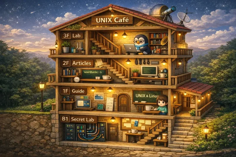 UNIX Cafe の設計思想｜なぜこのサイトは「カフェ」なのか | UNIX Cafe