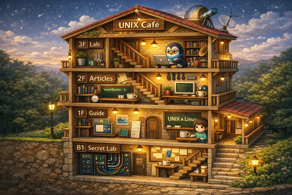 UNIX Cafe の設計思想｜なぜこのサイトは「カフェ」なのか | UNIX Cafe