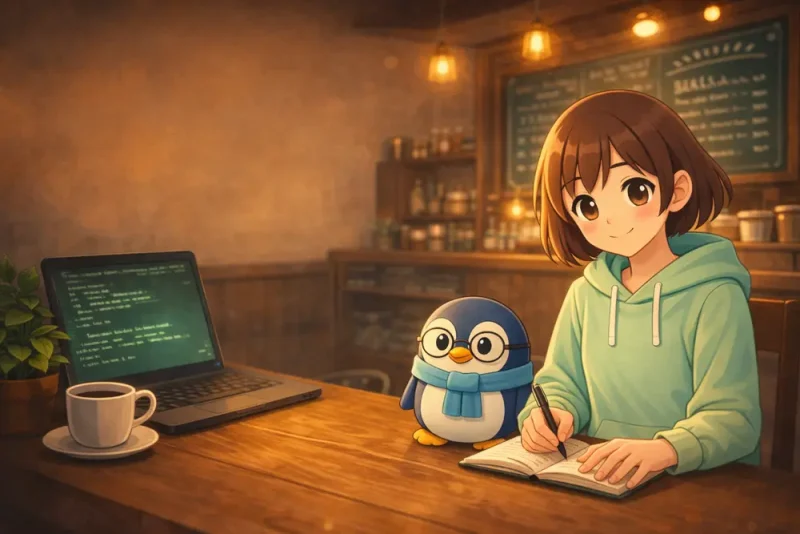 1F：エントランス・はじめての扉と入門ガイド｜UNIX Cafe