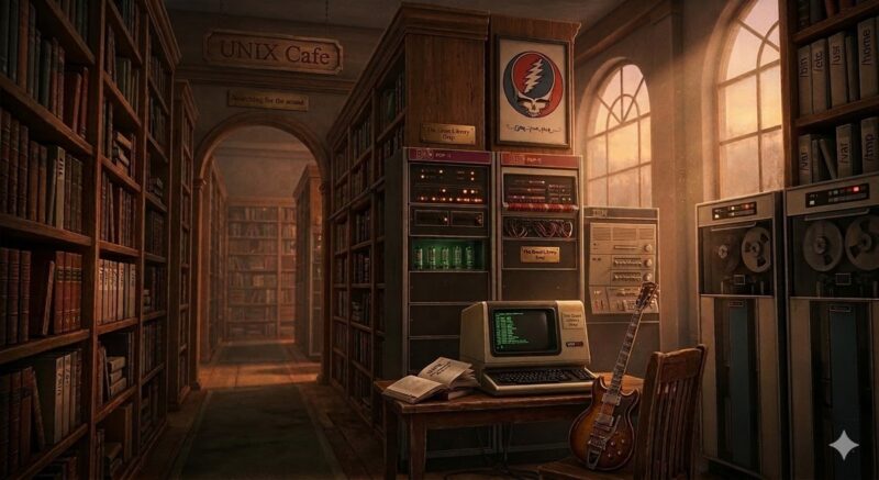 📚 UNIX Cafe 案内図：当館の歩き方