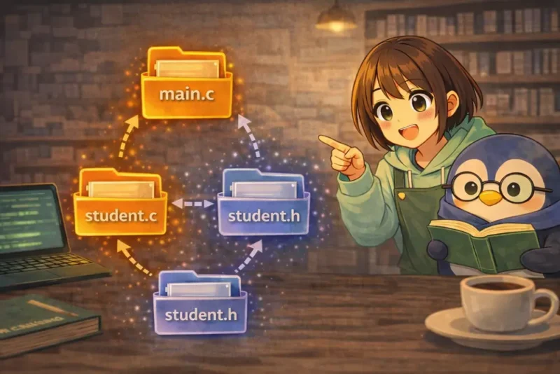 実践編2｜C言語で総合演習を複数ファイルに分割する：役割ごとにファイルを分ける