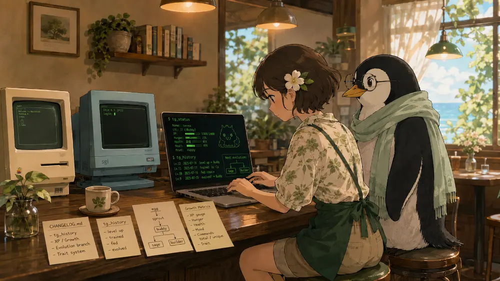 第2回 | 育てて終わりにしない。Term-gotchi に成長記録を足した開発記 | UNIX Cafe
