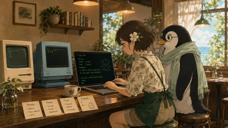 第3回 | 育てた相棒に、英語を教わる。Term-gotchi の tg_talk を会話練習モードに育てた開発記 | UNIX Cafe